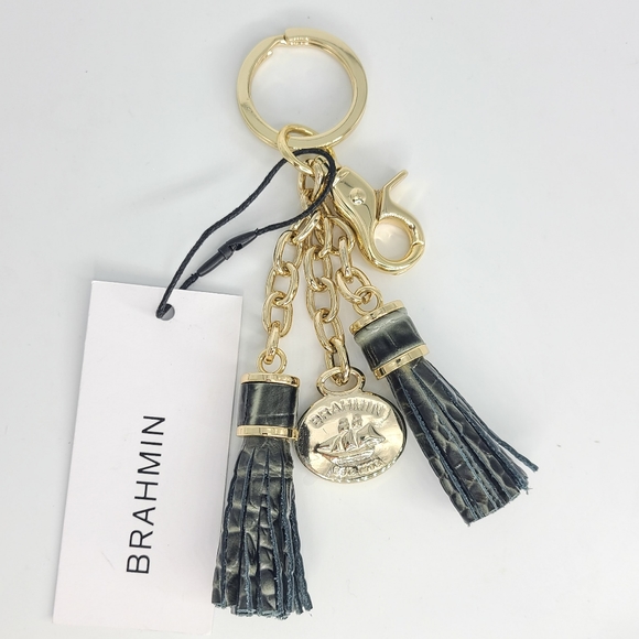Brahmin Handbags - New Brahmin SERPENTINE Tassel Key Ring Fob